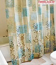 Freelance VFM Beige & Blue Shower Curtain