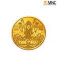 MNC 20 Gm 24kt Hallmarked Goddess Laxmi Gold Coin With 999 Fineness