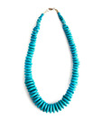 Go Hooked Beautiful Blue Resin Necklace