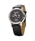 Figo Black Red Round Dial Watch