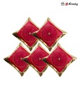Home Candy Set Of 5 Pcs  Pink Cushion Covers