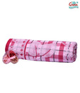 Gran Deep Pink & White Bath Towel
