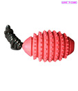 Studded Rugby Ball With Rope (Medium) - Dog Toy