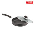 Vinod Hard Anodized Deep Frypan With Lid