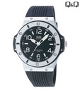 Q&Q Arabic Evens With Black Strap Watch