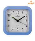 Horo Light Blue Square Table Clock