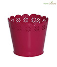 Home Orchard Floral Design Maroon Planter