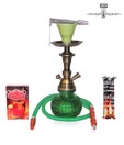 Hooked On Hookah Antique Green Hookah Set