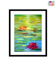 Water Lilies I by Samiran Sarkar (12 x 9 inches)