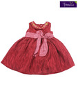 Isabelle Dazzling Maroon Frock For Kids