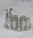 Bharat Handicrafts Silver Jug Set
