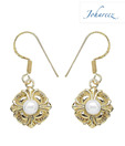 Johareez Adorable Pearl Studded Gold Plated Earrings
