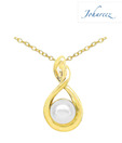 Johareez Striking Gold Plated Pearl Pendant