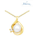 Johareez Charming Gold Plated Pearl Pendant