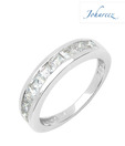 Johareez White Cubic Zircon Band Ring