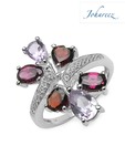 Johareez Exotic Multistone Ring