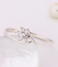 Lencia CZ Studded Sterling Silver Bewitching Ring