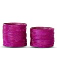 Aadya Exclusive Set Of Pink Lac Bangles