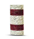 Aadya Exclusive Set Of Red & Silver Lac Bangles