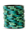 Aadya Modish Set Of Green Lac Bangles