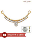 Avsar Exclusive Tanmaniya Pendant With Free Chain & Silver Coin