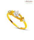 Avsar 18 kt Gold & Diamond Designer Ring