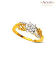 Avsar 18 kt Gold & Diamond Lovely Ring