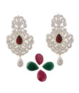 Styleos White Empress Earrings