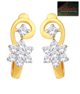 Diya Enchanting Yellow Gold & Diamond Earrings