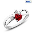 Facetz Stunning Diamond & Ruby Ring