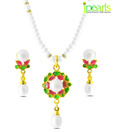 Jpearls Stunning Pearl Adorned Necklace Set