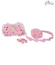 Jokdz Appealing Pink Hair Accessories Combo