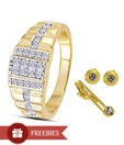 Mi Pearls Exclusive Diamond Studded Ring