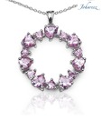 Johareez Glamorous Heart Design Silver Pendant