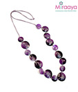 Miraaya Stylish Purple Shell Necklace