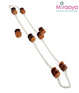 Miraaya Chain Style Wooden Bead Necklace Set