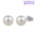 Peora Pearl Magic CZ Earrings