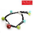 Pretty Woman Multi Coloured Bead Charm Bracelet