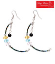 Pretty Woman Half Moon Jazzy Earrings