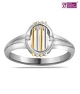 Surat Diamond Gold & Diamond Oval Ring