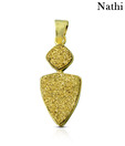 Nathi Finely Crafted Silver Druzy Pendant