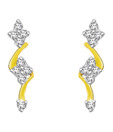 Sparkles Ravishing Diamond & Gold Earrings