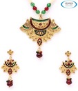 Vendee Ornate Austrian Diamonds Studded Necklace Set
