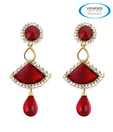 Vendee Austrian Diamonds Studded Designer Earrings