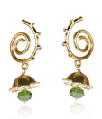 Kshitij Gold Plated Jhumka Style Earrings