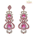 Kriaa Unique Pink Earrings