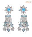 Kriaa Graceful Turquoise Earrings