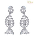 Kriaa Paisley White Earrings
