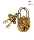 Home Sparkle Brass Buddha Lock