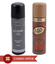 Lomani Men Body Spray (El Paso, Men) Pack of 2-Each 200 ml